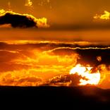 Spectacular Sunset in Africa by David Papenfus