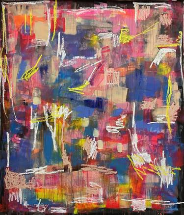 Original Abstract Expressionism Abstract Paintings by Rena Reiner