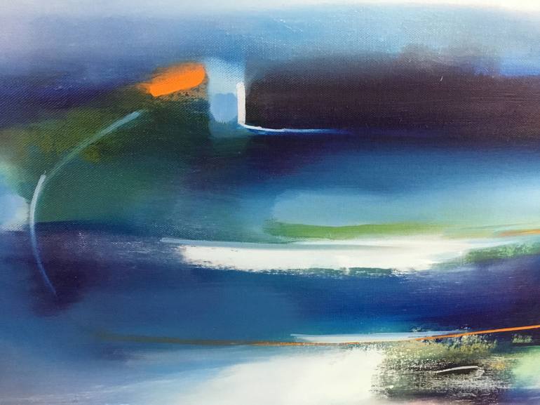 Original Abstract Landscape Painting by Laura Rich