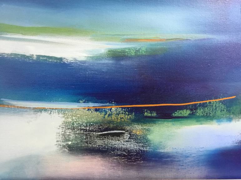 Original Abstract Landscape Painting by Laura Rich