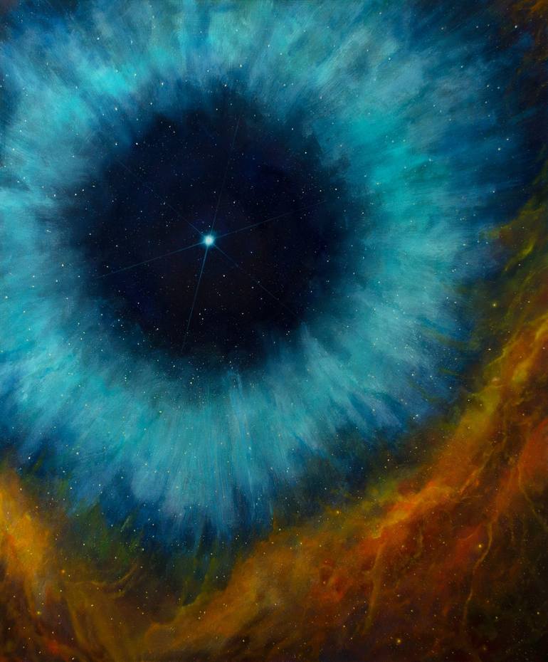 Eye Of God Painting By Anatolii Kim 