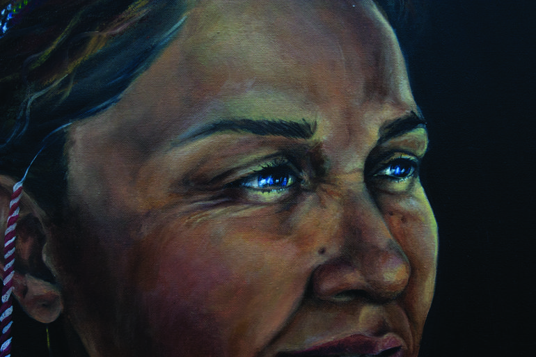 Original Conceptual People Painting by Alexandra Oancea