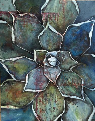 Original Abstract Expressionism Botanic Paintings by Ansley Pye