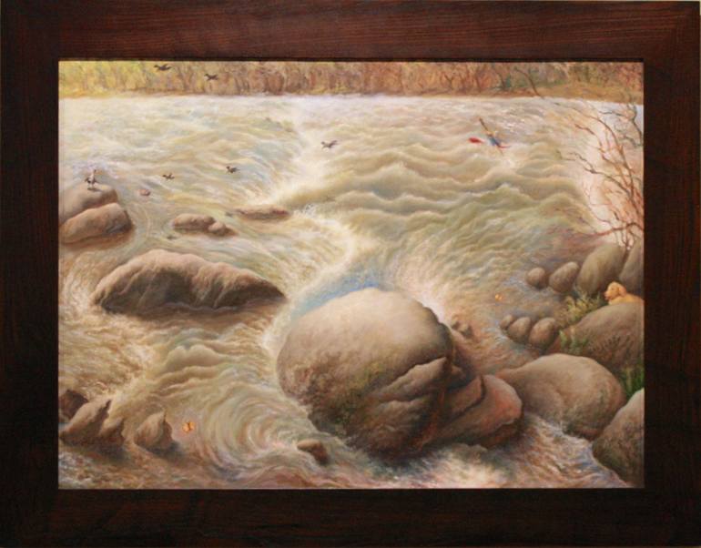Original Expressionism Water Painting by Jason Rafferty