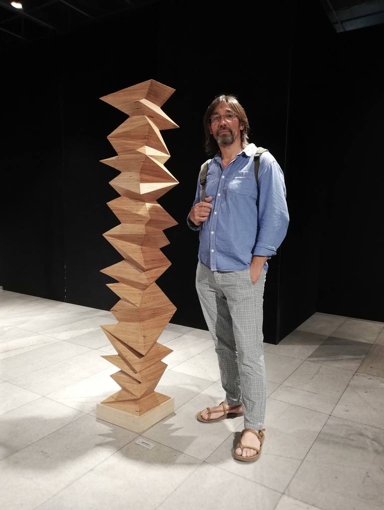 Original Abstract Sculpture by Daniel Mirchev Duna