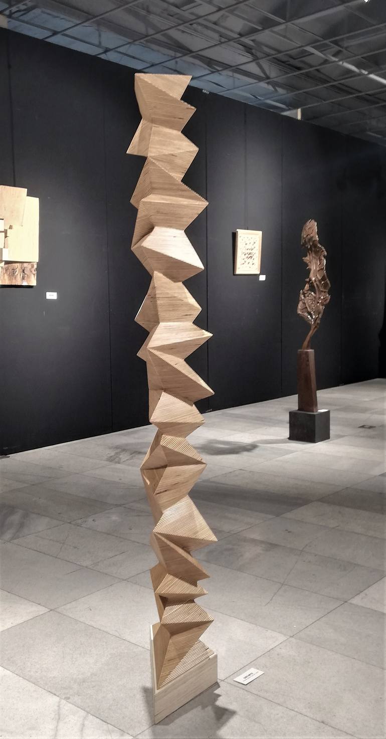 Original Abstract Sculpture by Daniel Mirchev Duna
