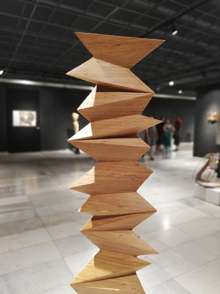 Original Abstract Sculpture by Daniel Mirchev Duna