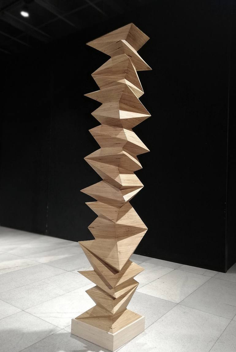 Original Abstract Sculpture by Daniel Mirchev Duna