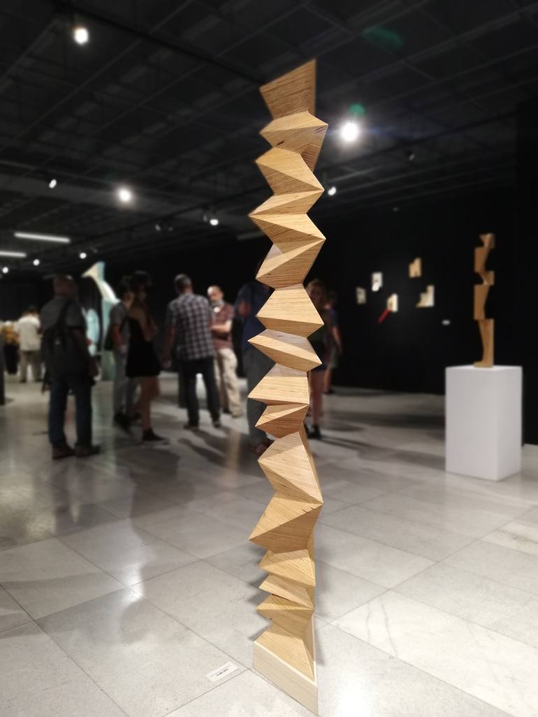Original Abstract Sculpture by Daniel Mirchev Duna