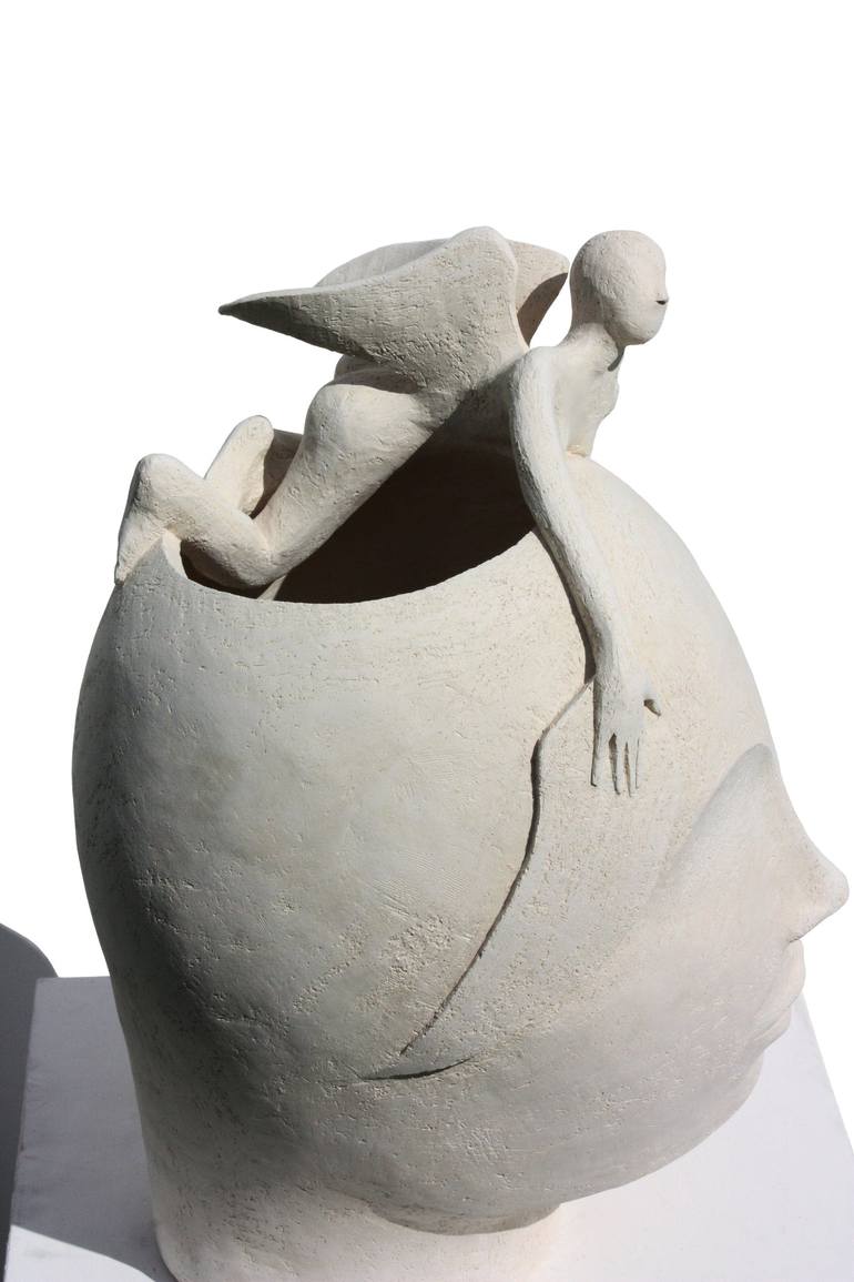 Original Contemporary People Sculpture by Elisaveta Sivas