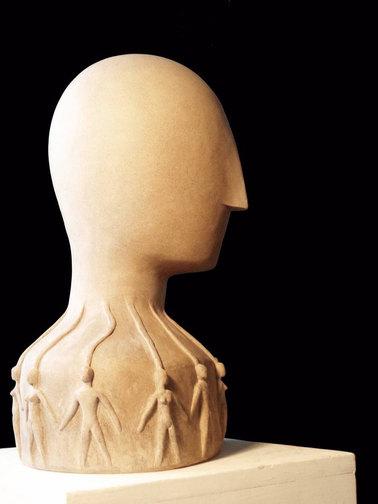 Original Conceptual People Sculpture by Elisaveta Sivas