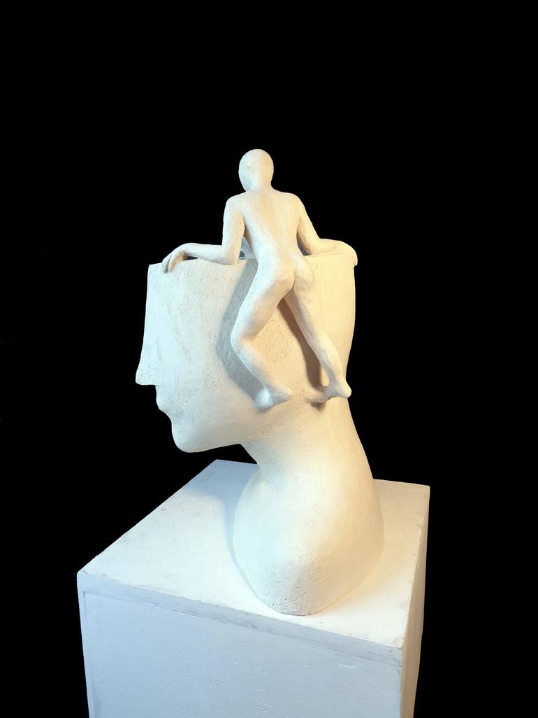 Original Men Sculpture by Elisaveta Sivas
