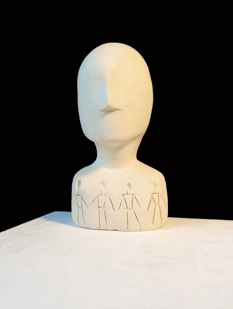 Original Conceptual People Sculpture by Elisaveta Sivas