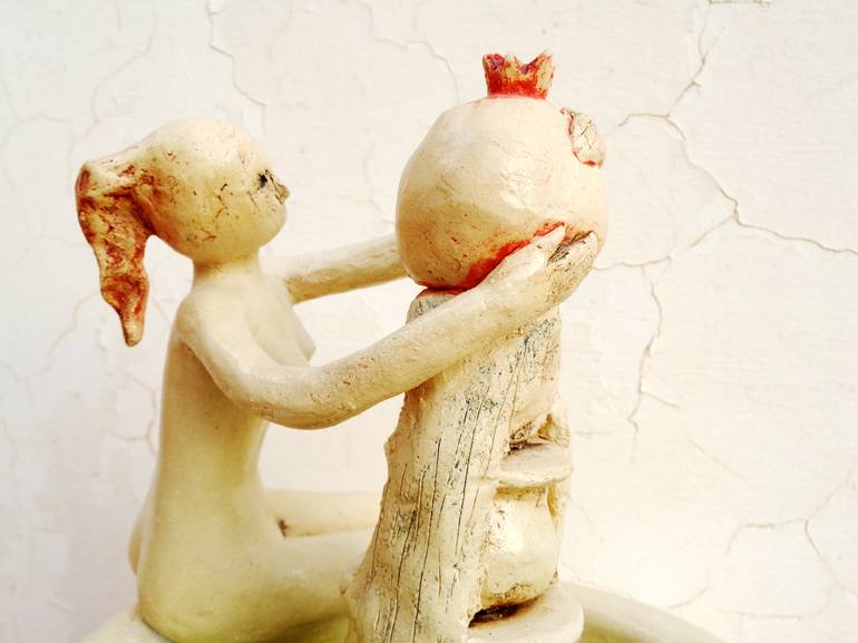 Original Expressionism Nude Sculpture by Elisaveta Sivas