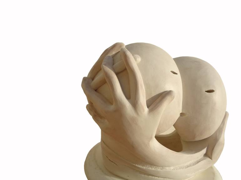 Original Abstract Love Sculpture by Elisaveta Sivas