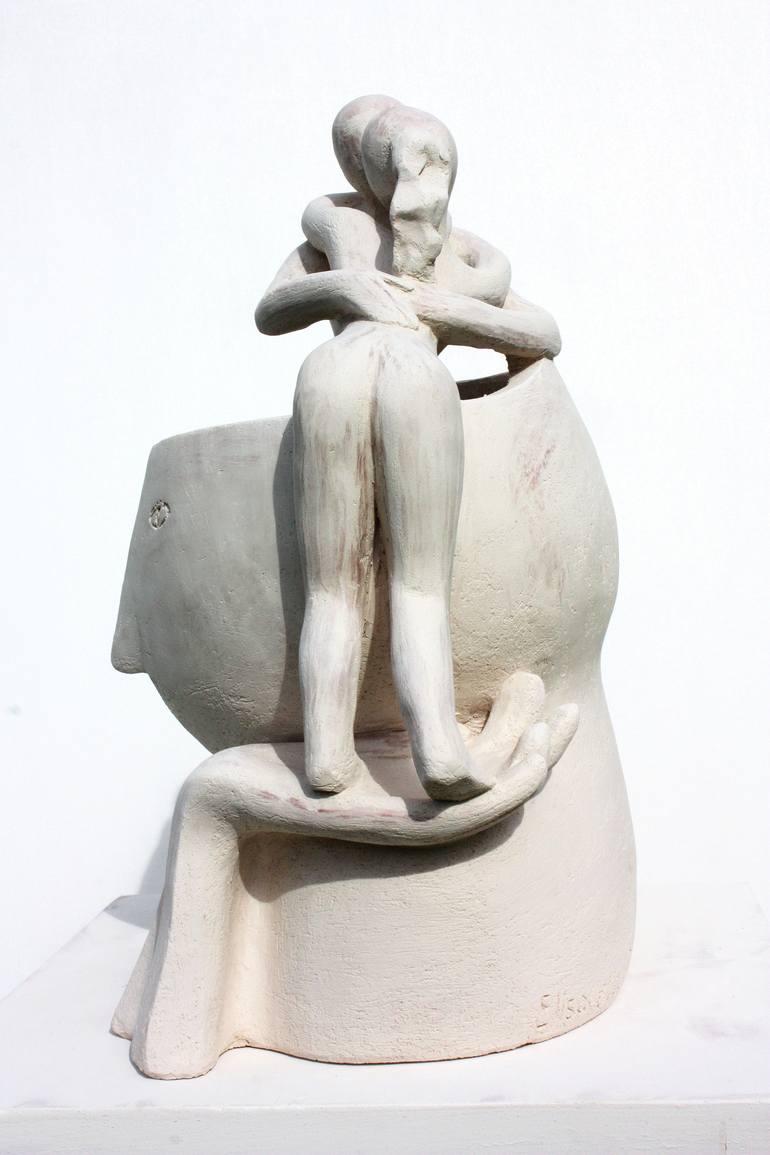 Original Love Sculpture by Elisaveta Sivas