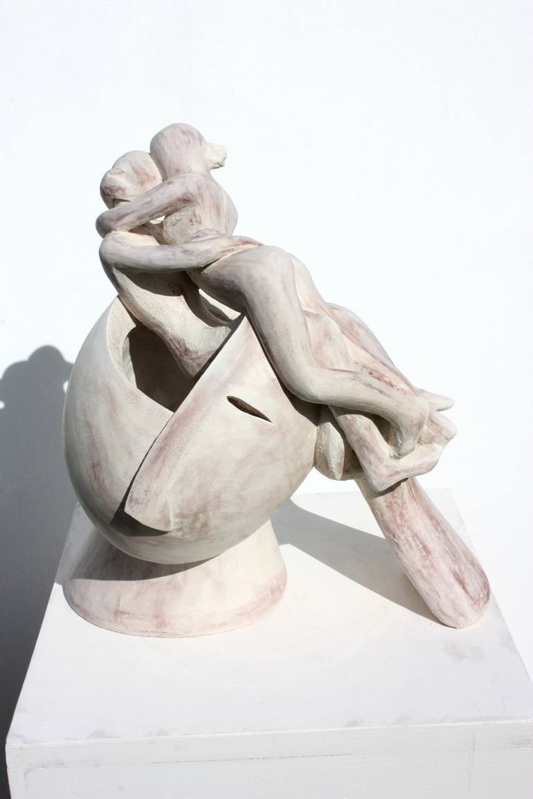 Original Figurative Love Sculpture by Elisaveta Sivas