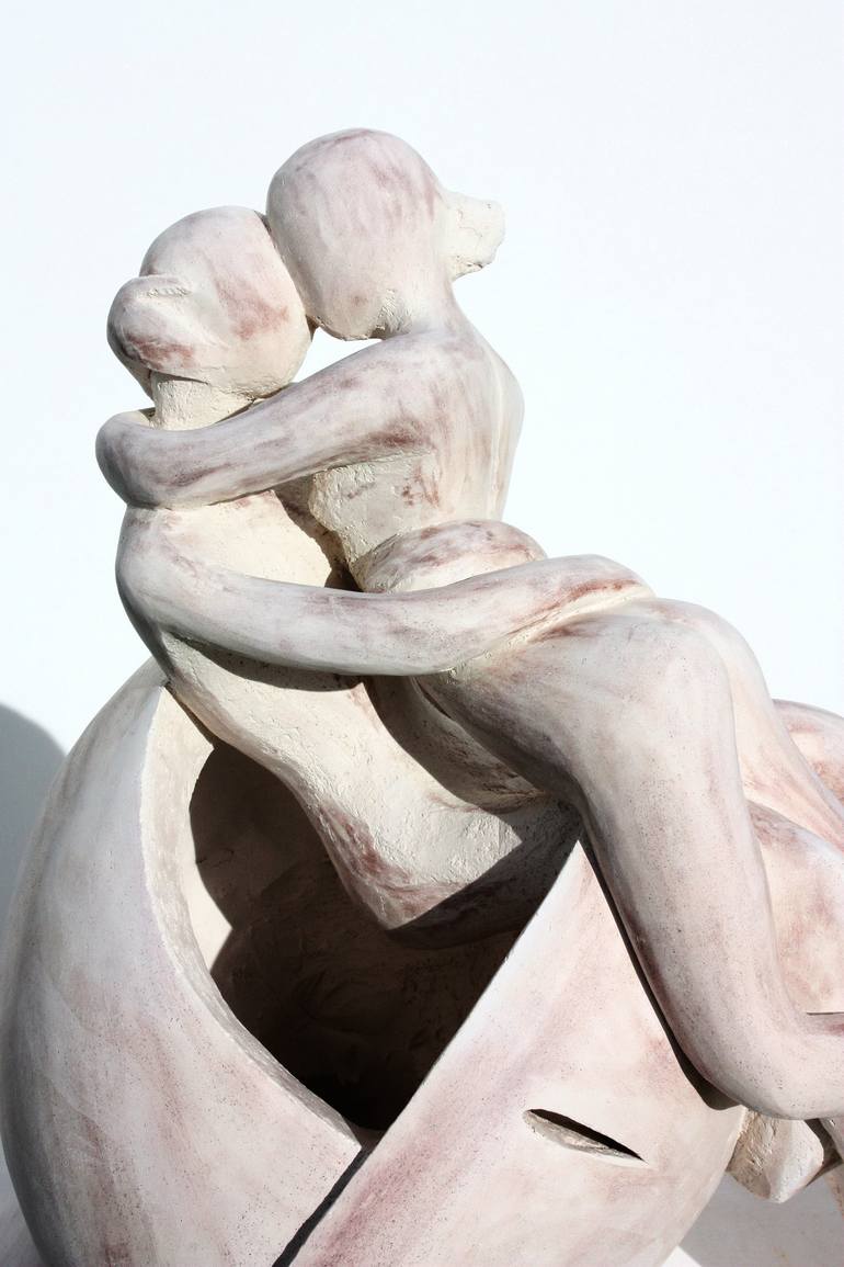 Original Figurative Love Sculpture by Elisaveta Sivas