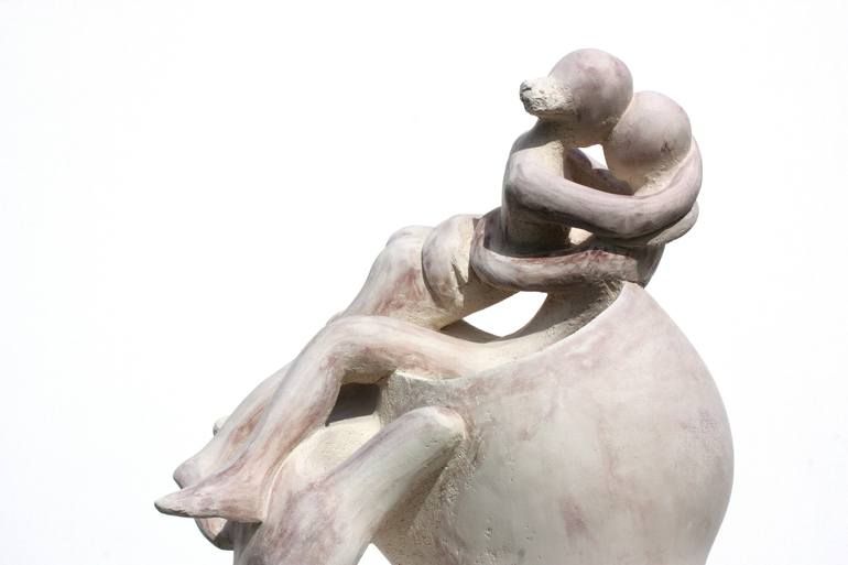 Original Figurative Love Sculpture by Elisaveta Sivas