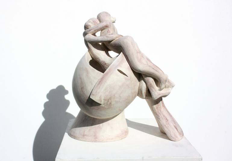 Original Love Sculpture by Elisaveta Sivas