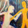 TITLE: "LET ME ASK YOU"
Reflections about theater of life, operating system, guidance, motivations of human actions, freedom.
SIZE: 23,6 x 31,5 inches
60 x 80 cm
MATERIALS: Oil on canvas.
Signed on the front.
Authenticity certificate is included.
THis painting is shipped rolled in a tube. It will need to be stretched on a frame. The board is painted in white. It will be packed carefully, so it will reach safe your home destination.