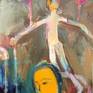TITLE: "LET ME ASK YOU"
Reflections about theater of life, operating system, guidance, motivations of human actions, freedom.
SIZE: 23,6 x 31,5 inches
60 x 80 cm
MATERIALS: Oil on canvas.
Signed on the front.
Authenticity certificate is included.
THis painting is shipped rolled in a tube. It will need to be stretched on a frame. The board is painted in white. It will be packed carefully, so it will reach safe your home destination.