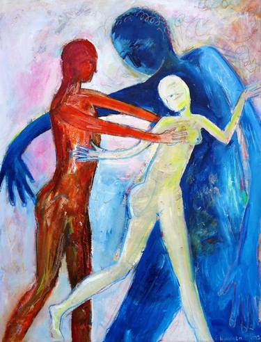 Print of Expressionism Love Paintings by Elisaveta Sivas