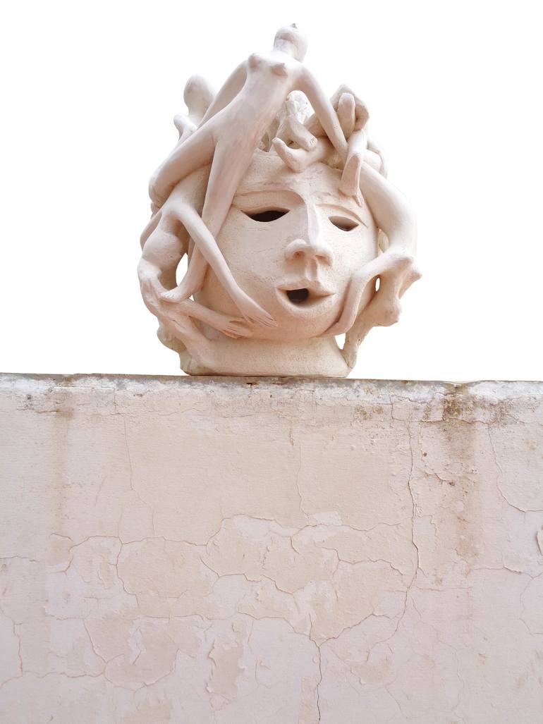 Original Abstract People Sculpture by Elisaveta Sivas