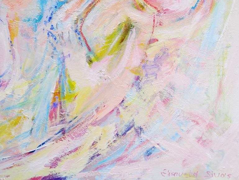 Original Abstract Love Painting by Elisaveta Sivas