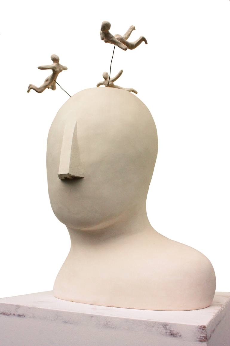 Original Conceptual People Sculpture by Elisaveta Sivas