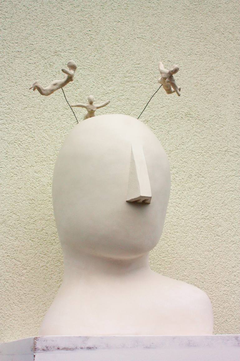 Original Conceptual People Sculpture by Elisaveta Sivas