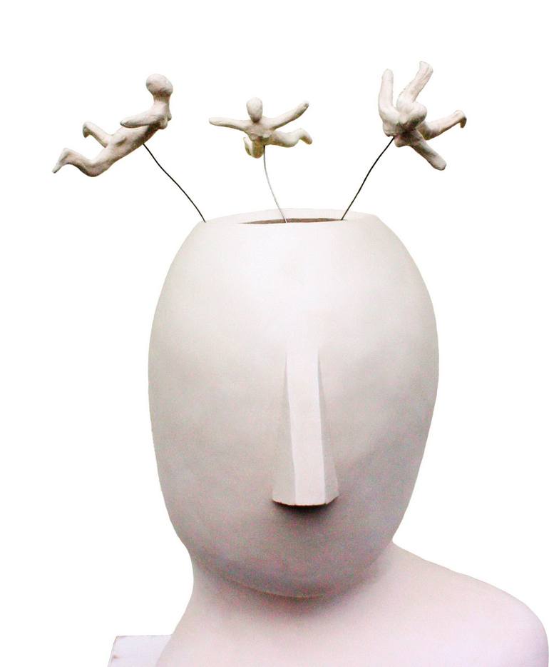Original Conceptual People Sculpture by Elisaveta Sivas