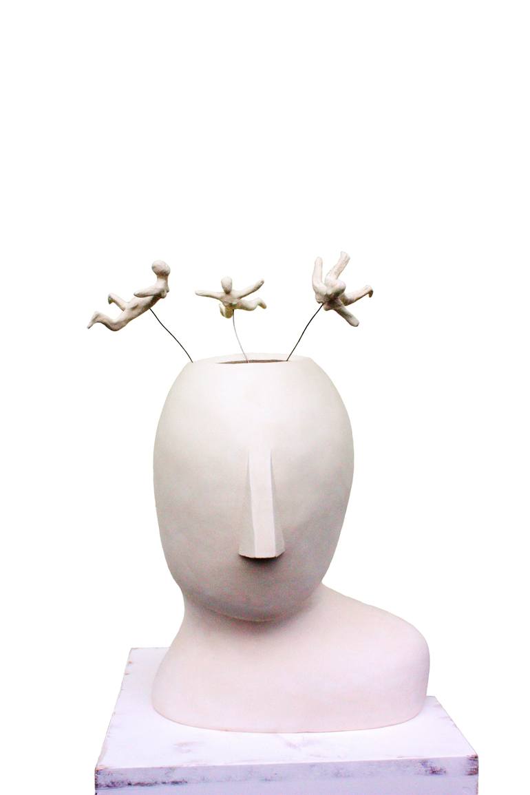 Original Conceptual People Sculpture by Elisaveta Sivas
