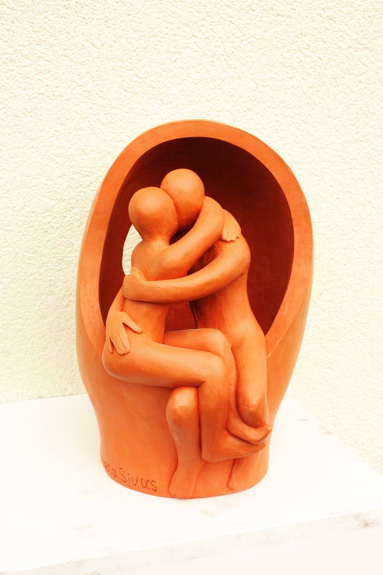 Original Conceptual Love Sculpture by Elisaveta Sivas