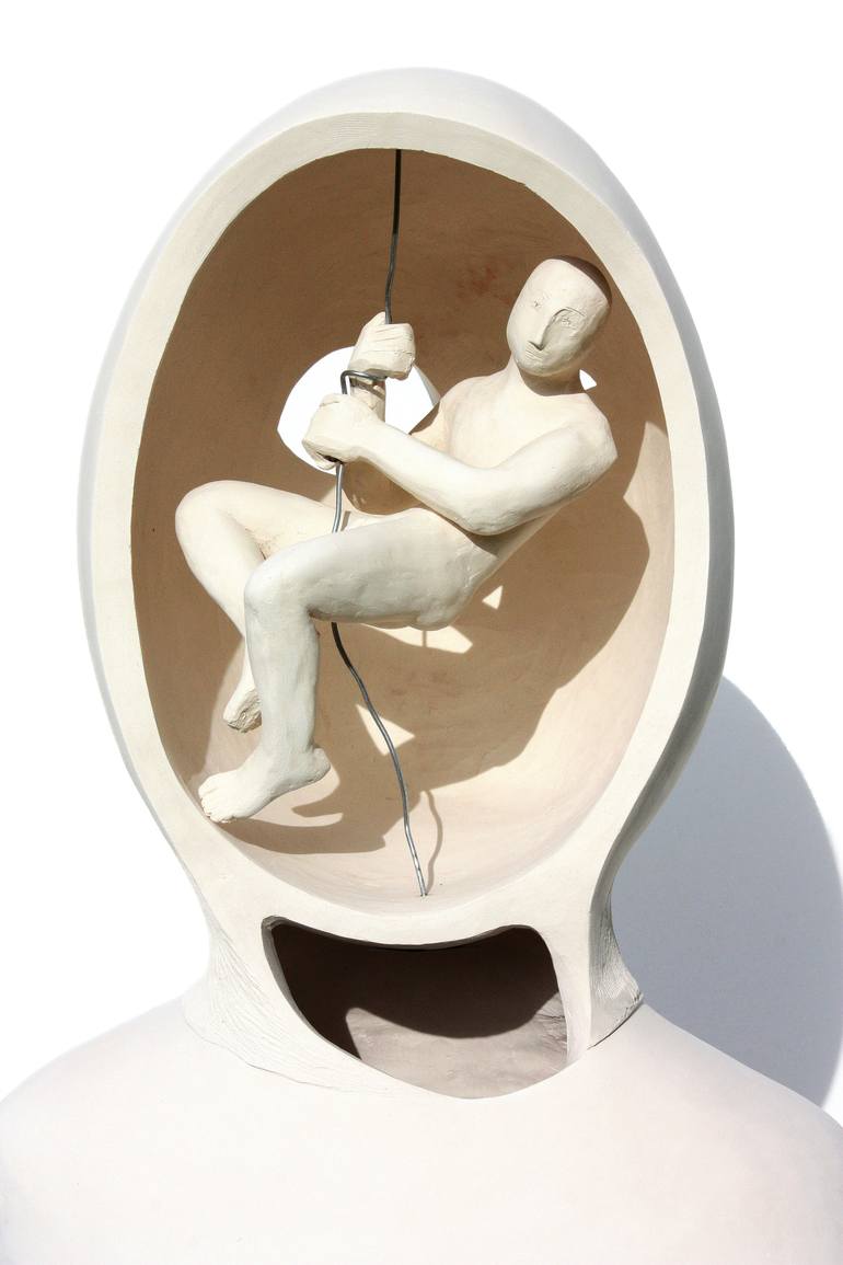 Original Conceptual Men Sculpture by Elisaveta Sivas