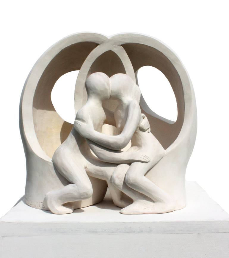 Original Love Sculpture by Elisaveta Sivas