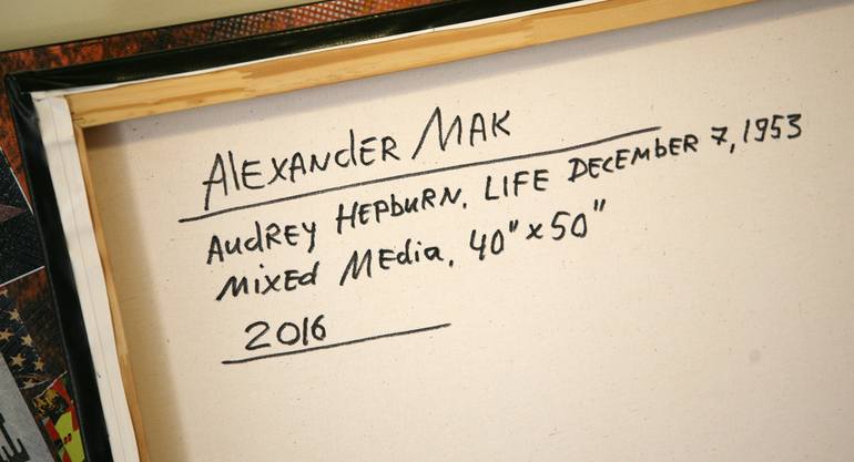 Original Celebrity Mixed Media by Alexander Mak