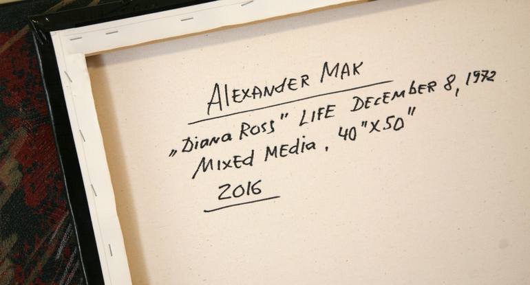 Original Celebrity Mixed Media by Alexander Mak