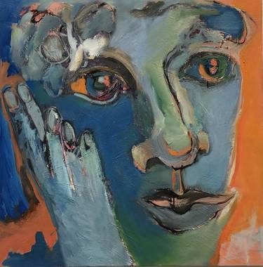 Original Figurative Portrait Painting by DanielaWanda Decca