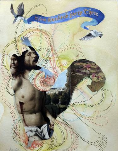 Original Conceptual Body Collage by Tatiana Garmendia