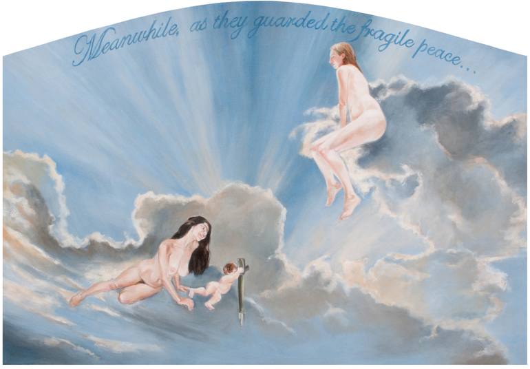 Original Realism Classical mythology Painting by Tatiana Garmendia