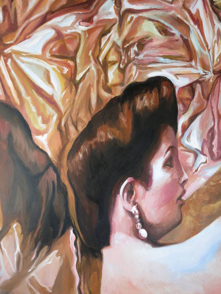 Original Cubism Women Painting by Tatiana Garmendia