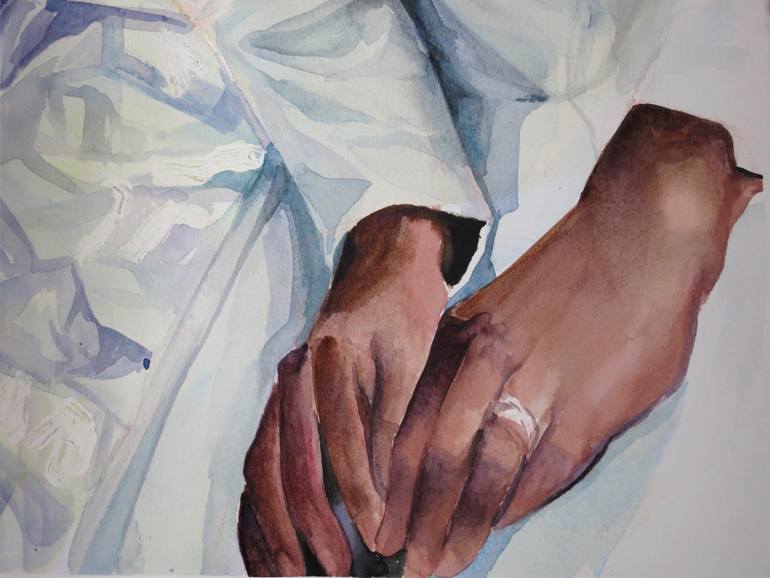 Original Abstract Women Painting by Tatiana Garmendia