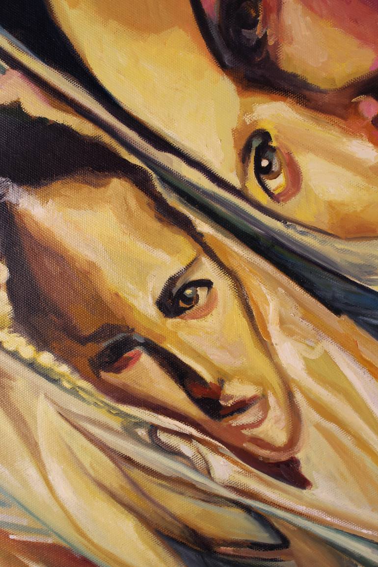 Original Cubism Pop Culture/Celebrity Painting by Tatiana Garmendia