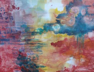 Original Fine Art Abstract Paintings by Trudy Connor