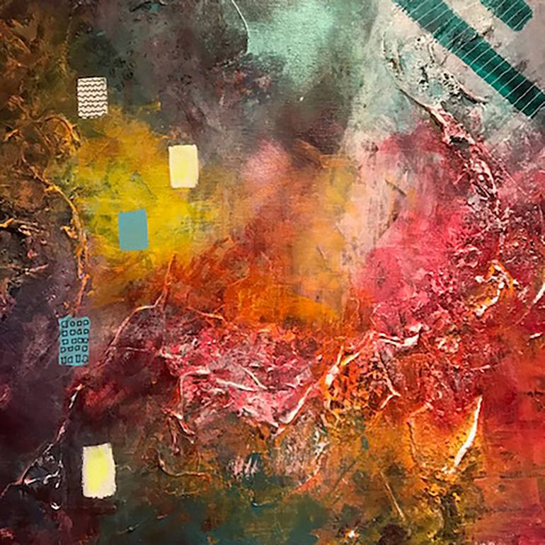 Original Contemporary Abstract Painting by Trudy Connor
