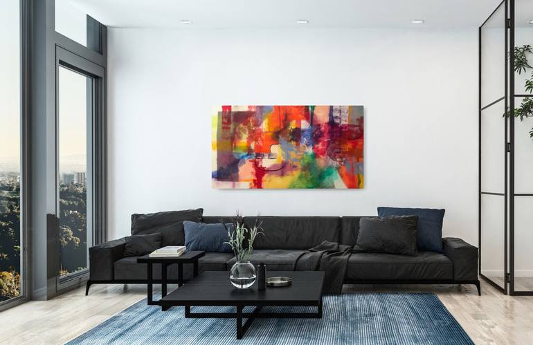 Original Fine Art Abstract Painting by Trudy Connor