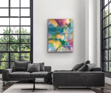 Original Fine Art Abstract Paintings by Trudy Connor