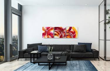 Original Fine Art Abstract Paintings by Trudy Connor