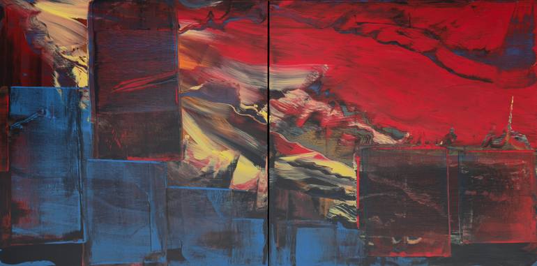 Original Abstract Expressionism Abstract Painting by Todd Mires